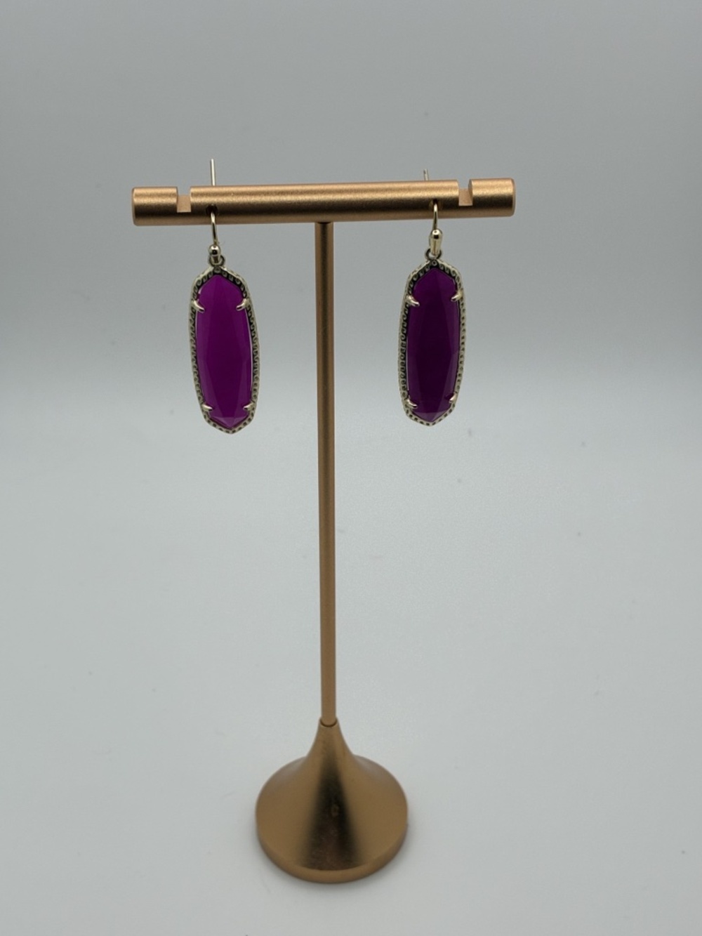 Kendra Scott purple Eleanor earrings